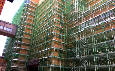 宮城足場工事　宮城県某私立大学