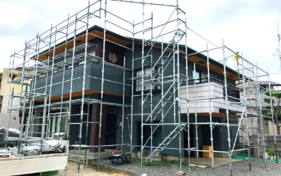 宮城足場工事　福島県足場戸建塗装